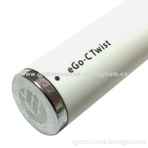 ego c Twist 1,100mAh Battery with 3.2-4.8V Output Voltage, Short-circuit Protection